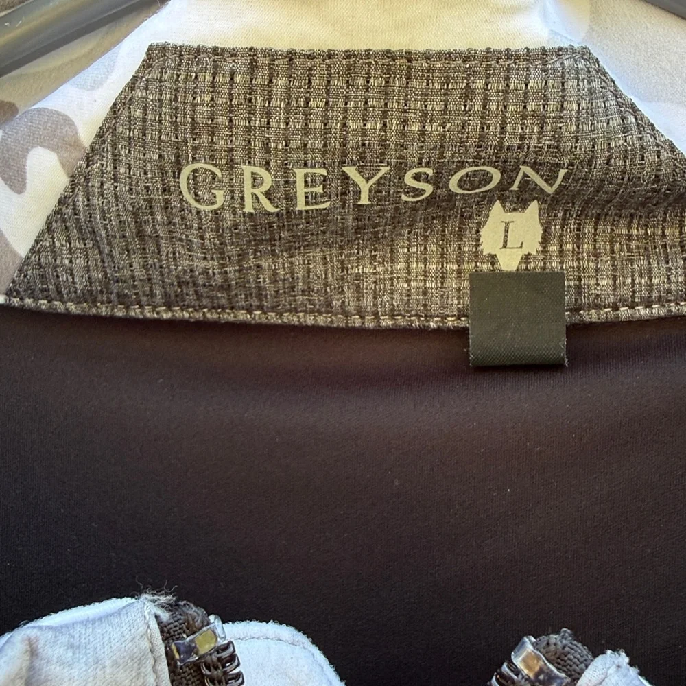 Greyson | Mens 1/4 Zip Camo Thin Pullover Golf Long Sleeve size Large - Picture 4 of 7